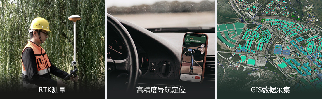適用于RTK測量、高精度導(dǎo)航定位、GIS數(shù)據(jù)采集